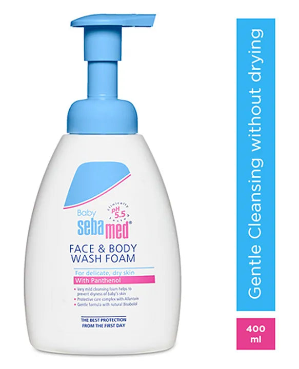 Sebamed Face & Body Foam Wash White - 400 ml