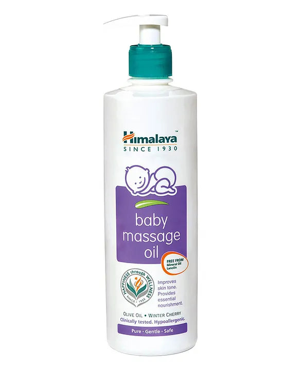 Himalaya Babycare Himalaya Herbal Baby Massage Oil Dispenser Bottle - 500 ml