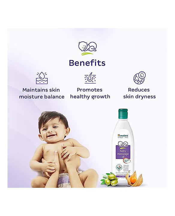 Himalaya Babycare Himalaya Herbal Baby Massage Oil Dispenser Bottle - 500 ml