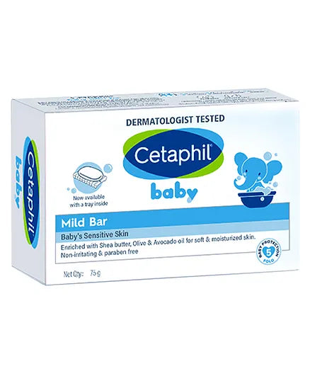 Cetaphil Baby Mild Bar With Baby Lotion (75 gm - 400 ml)