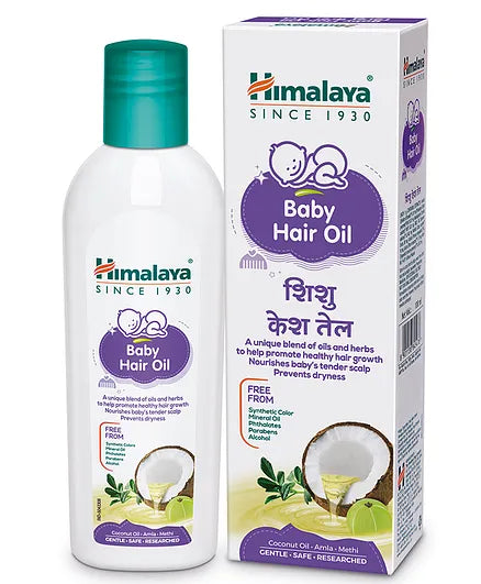 Himalaya Baby Hair Oil - 100 ml Pack Of 2