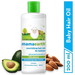 Mamaearth Baby Mama Earth Nourishing Baby Hair Oil White - 200 ml