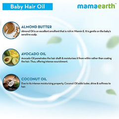 Mamaearth Baby Mama Earth Nourishing Baby Hair Oil White - 200 ml