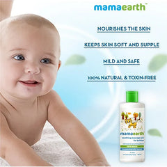 Mamaearth Baby Mama Earth Soothing Baby Massage Oil White - 200 ml