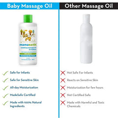 Mamaearth Baby Mama Earth Soothing Baby Massage Oil White - 200 ml