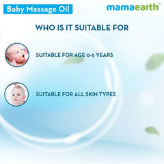 Mamaearth Baby Mama Earth Soothing Baby Massage Oil White - 200 ml
