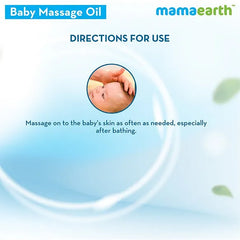 Mamaearth Baby Mama Earth Soothing Baby Massage Oil White - 200 ml
