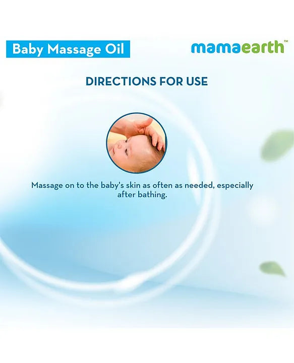 Mamaearth Baby Mama Earth Soothing Baby Massage Oil White - 200 ml