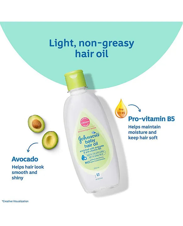 Johnson's baby Hair Oil - 200 ml