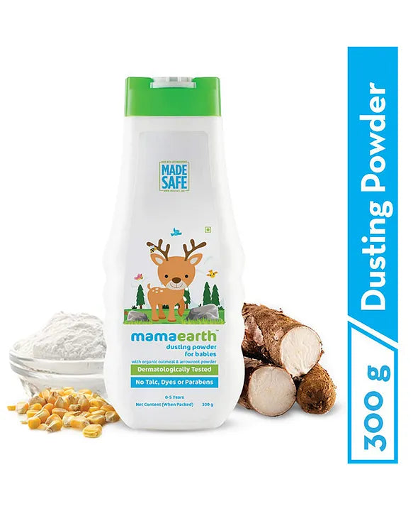 Mamaearth Baby mamaearth Baby Powder with Organic Oatmeal & Arrowroot Powder for Babies - 300 g