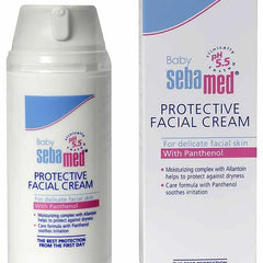 Sebamed Baby  Protective Facial Cream|pH 5.5|Baby Face Cream|Vitamin E for Soft Skin|Ideal for salivary rashes|100ml