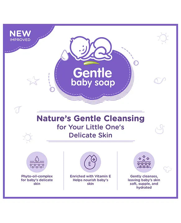 Himalaya Babycare Himalaya Herbal Gentle Baby Soap Value Pack Of 4 - 75 gm