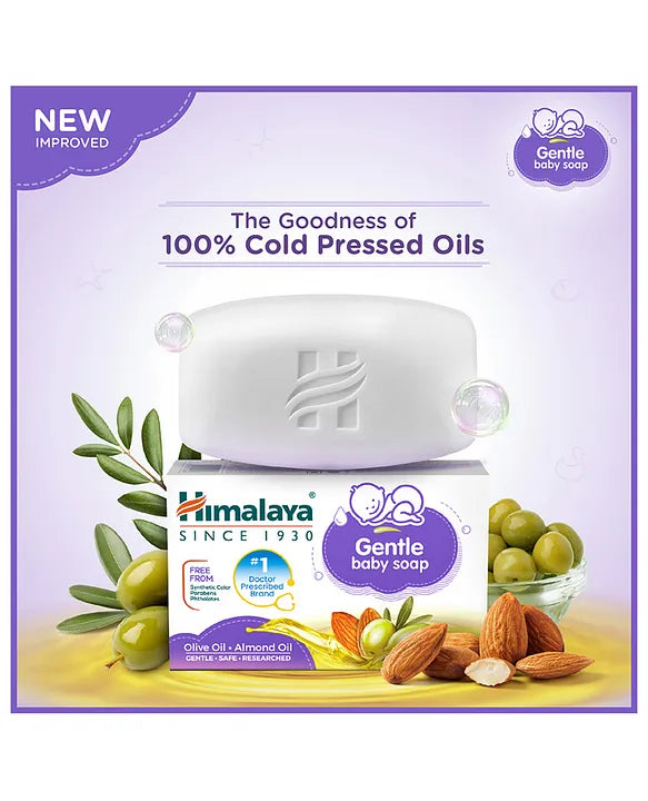 Himalaya Babycare Himalaya Herbal Gentle Baby Soap Value Pack Of 4 - 75 gm