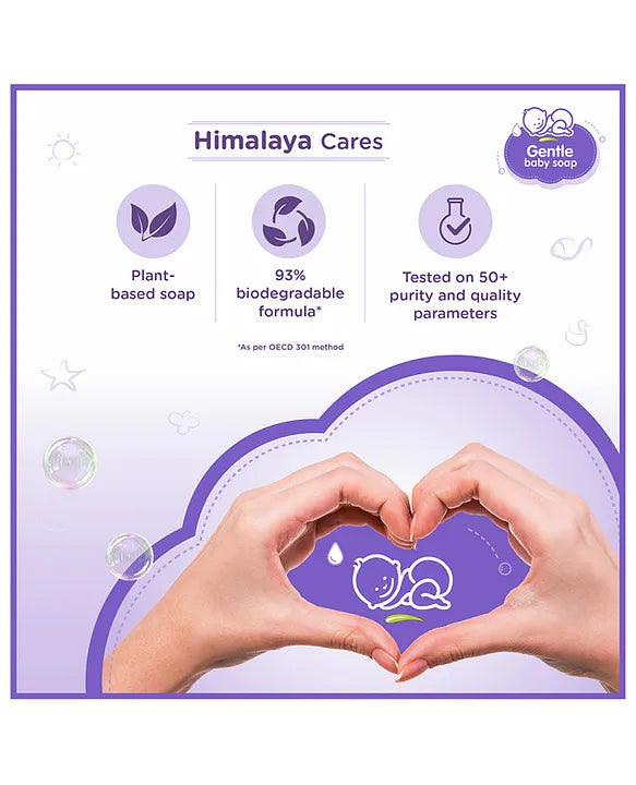 Himalaya Babycare Himalaya Herbal Gentle Baby Soap Value Pack Of 4 - 75 gm