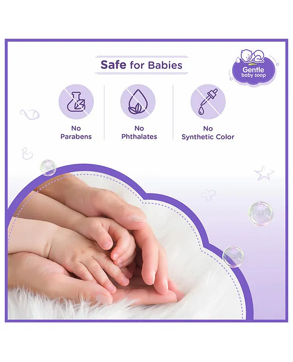 Himalaya Babycare Himalaya Herbal Gentle Baby Soap Value Pack Of 4 - 75 gm