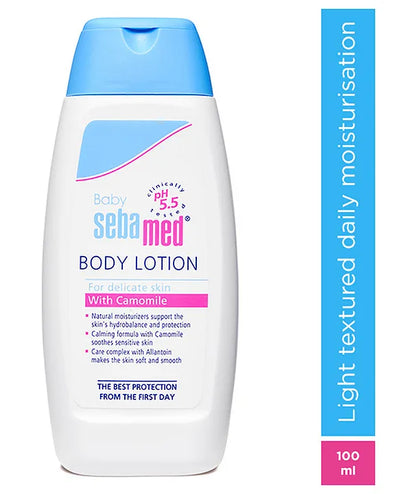 Sebamed Baby  Body Lotion|pH 5.5|Long lasting moisturiser|Quickly absorbed| 100 ml