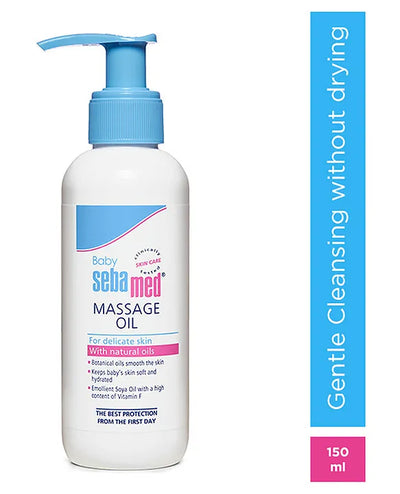 Sebamed Baby  Massage Oil| With Soya Oil|Non- greasy|Ideal for newborn |150 ml