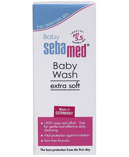 Sebamed Baby  Gentle Wash|pH 5.5|Baby Body Wash|Soap Free|Tear Free|200 ml