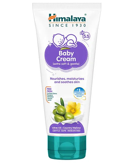Himalaya Herbal Baby Powder - 400 gm & Baby Cream - 200 ml