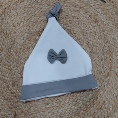 White Knotted Baby Cap