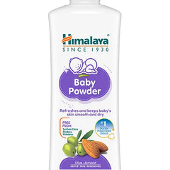 Himalaya Herbal Baby Powder - 400 gm & Gentle Baby Wipes - 72 Pieces