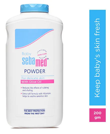 Sebamed Baby Protective Facial Cream - 50 ml & Baby Powder - 200 gm (Packaging May Vary)