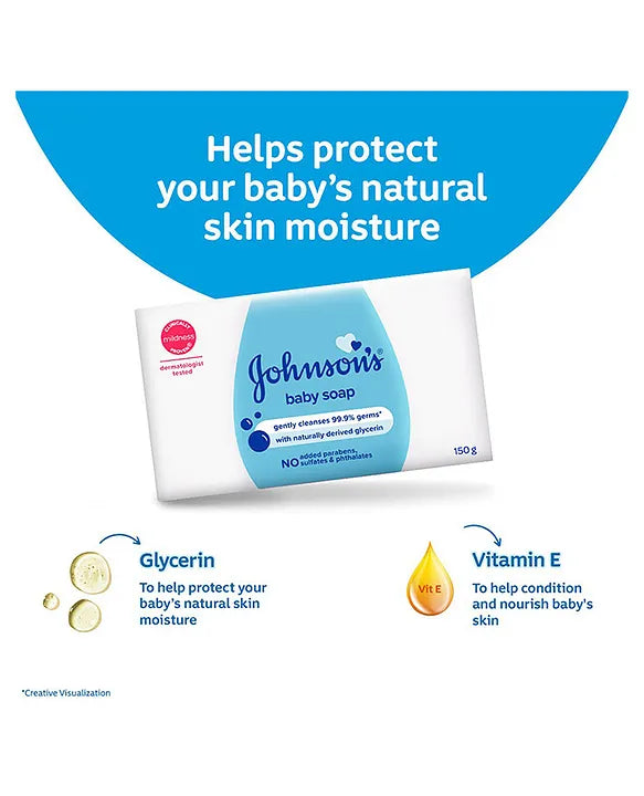 Johnson's baby Soap 100 gm Buy 3 Get 1 Free