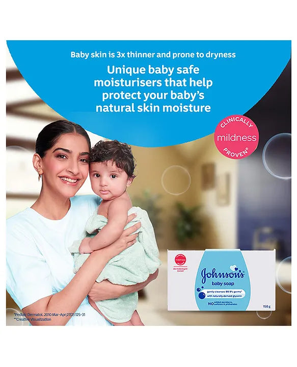 Johnson's baby Soap 100 gm Buy 3 Get 1 Free