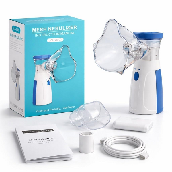 +Free Mesh Nebulizer, Portable Handheld Nebuliser Machine