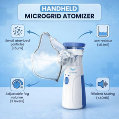 +Free Mesh Nebulizer, Portable Handheld Nebuliser Machine