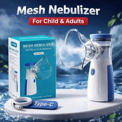 +Free Mesh Nebulizer, Portable Handheld Nebuliser Machine