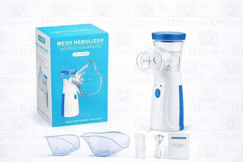+Free Mesh Nebulizer, Portable Handheld Nebuliser Machine