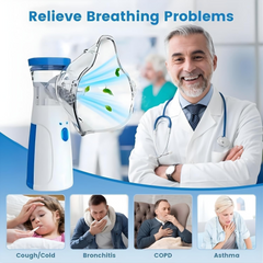 +Free Mesh Nebulizer, Portable Handheld Nebuliser Machine
