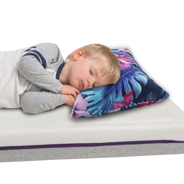 Tropika Toddler Pillows with 100% Cotton Removable cover - 20 X 15 Inches | Children Pillows
