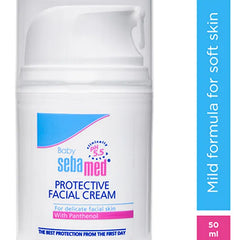 Sebamed Baby  Protective Facial Cream|pH 5.5|Baby Face Cream|Vitamin E for Soft Skin|Ideal for salivary rashes|50ml