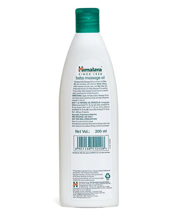 Himalaya Babycare Himalaya Herbal Baby Massage Oil - 200 ml