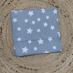 Muslin Swaddle for Infants 120 X 120 Cms - Born Star Grey