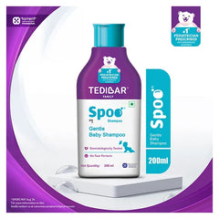 Torrent Pharma Spoo gentle baby shampoo 200ml No Tears  Gentle on Scalp  No. 1 Pediatrician Prescribed Anti Seborrheic Shampoo- By