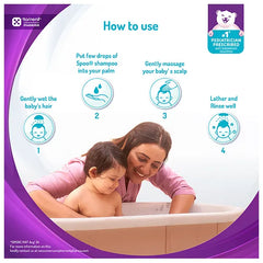 Torrent Pharma Spoo gentle baby shampoo 200ml No Tears  Gentle on Scalp  No. 1 Pediatrician Prescribed Anti Seborrheic Shampoo- By