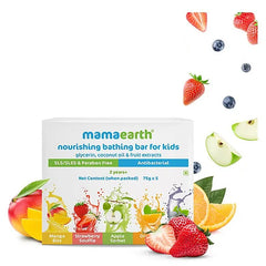 Mamaearth Baby Mama Earth Nourishing Bathing Bar Pack of 5  75 Grams Each