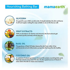 Mamaearth Baby Mama Earth Nourishing Bathing Bar Pack of 5  75 Grams Each