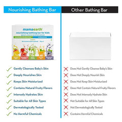 Mamaearth Baby Mama Earth Nourishing Bathing Bar Pack of 5  75 Grams Each