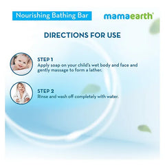 Mamaearth Baby Mama Earth Nourishing Bathing Bar Pack of 5  75 Grams Each