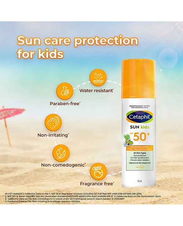 Cetaphil Baby Cetaphil Sunscreen - Sun Kids Liposomal Lotion SPF50+|150 ML