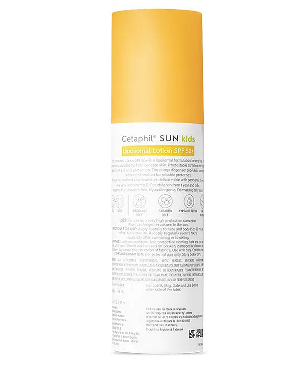 Cetaphil Baby Cetaphil Sunscreen - Sun Kids Liposomal Lotion SPF50+|150 ML