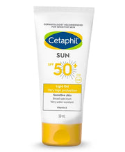 Cetaphil Adult Sun SPF 50- Light Gel - 50 ml & Cetaphil Baby Sun Kids SPF 50 Gel - 150 ml