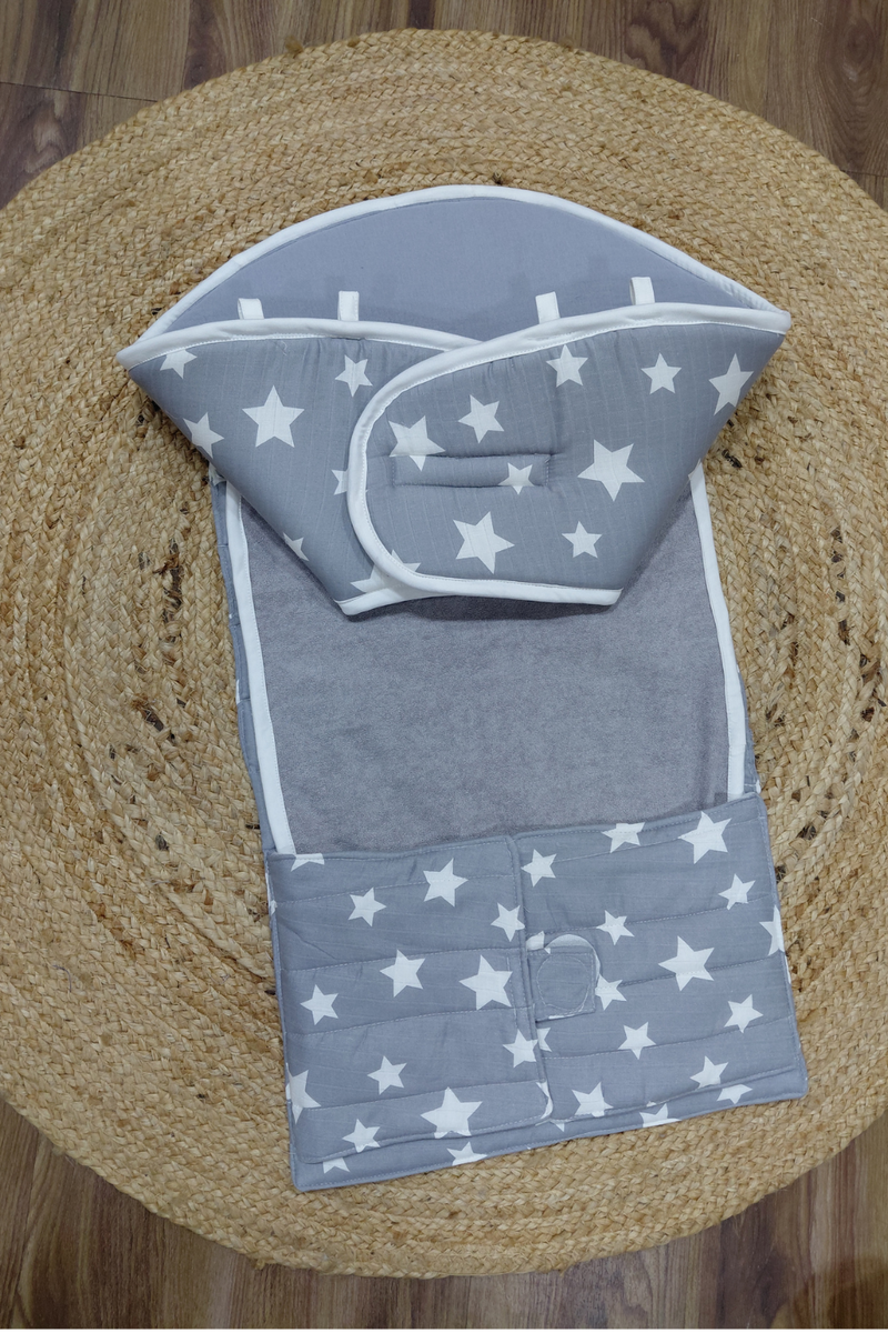 Born Star Grey Diaper Changing Mat for Baby