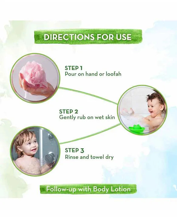 Mamaearth Baby Mama Earth Strawberry and Oat Protein Body Wash - 300 ml