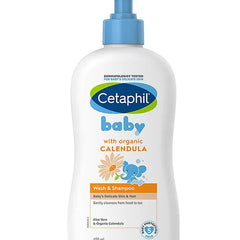Cetaphil Baby Wash & Shampoo with Organic Calendula 400ml