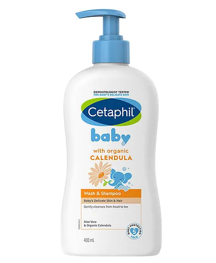 Cetaphil Baby Wash & Shampoo 400 ml and Gentle Skin Cleanser 125 ml for Women